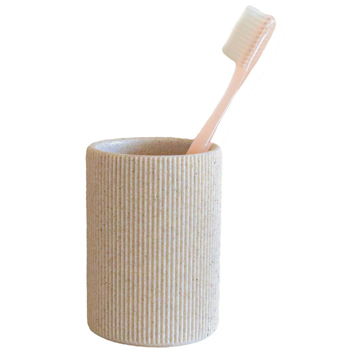 Sand Beige Toothbrush Holder