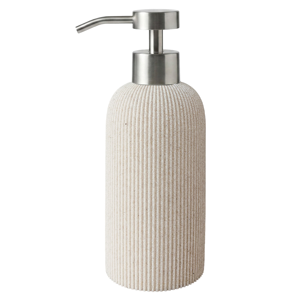 Sand Beige Hand Soap Dispenser with Stainless Steel Pump